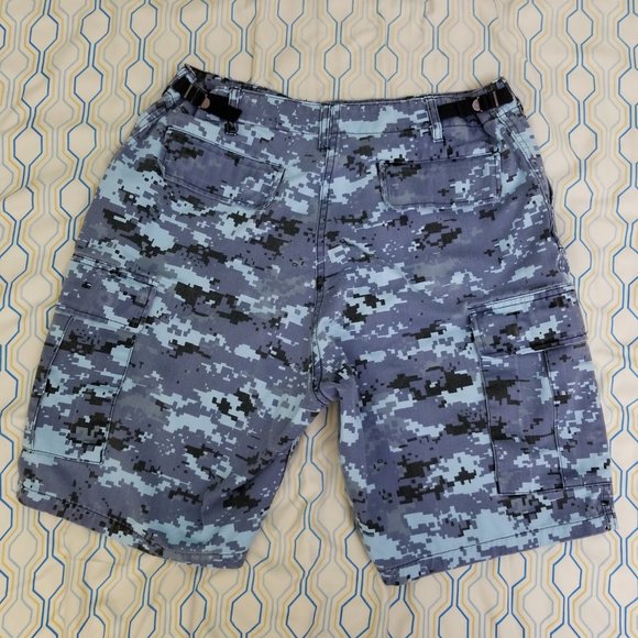 Rothco Shorts Rothco Blue Digital Camo Cargo Shorts Camouflage